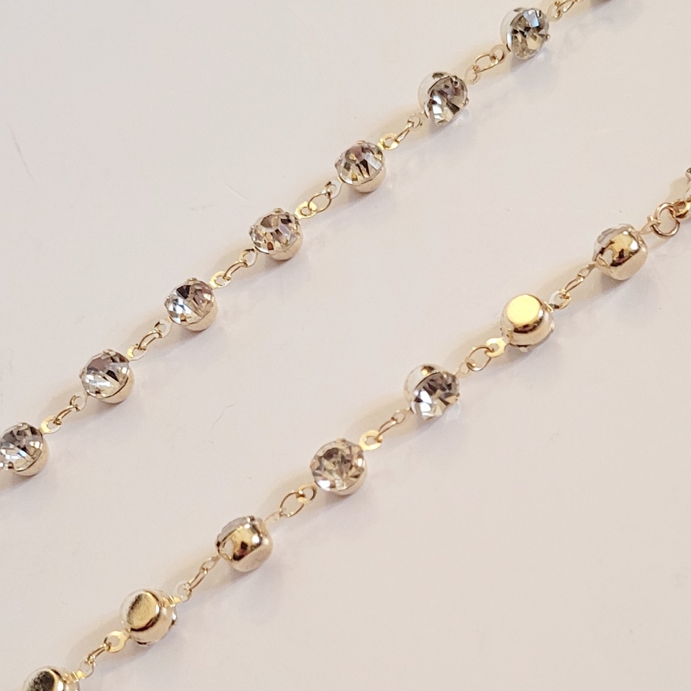 💫Crystal+Gold Body Chain - Picture 6 of 9